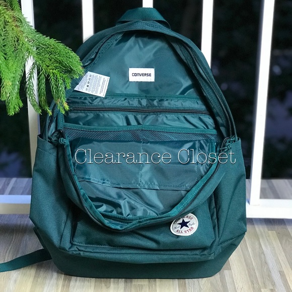 Converse Poly Chuck Plus 1.0 Backpack Green Unisex - Picture 4 of 5